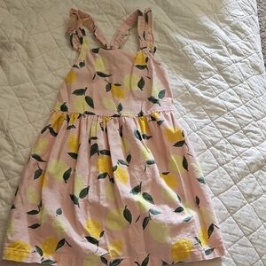 Carter's Light Pink Dress with Lemon Pattern
